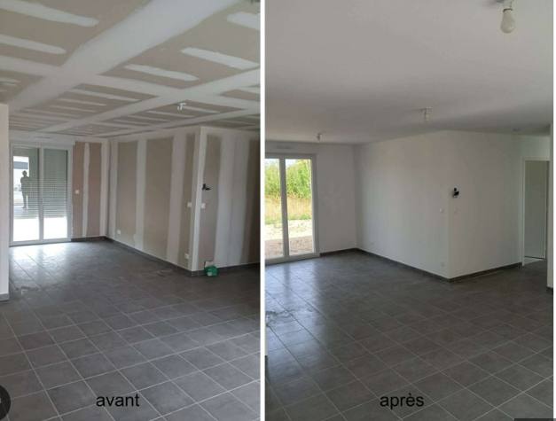 Avant après rénovation peinture Nord